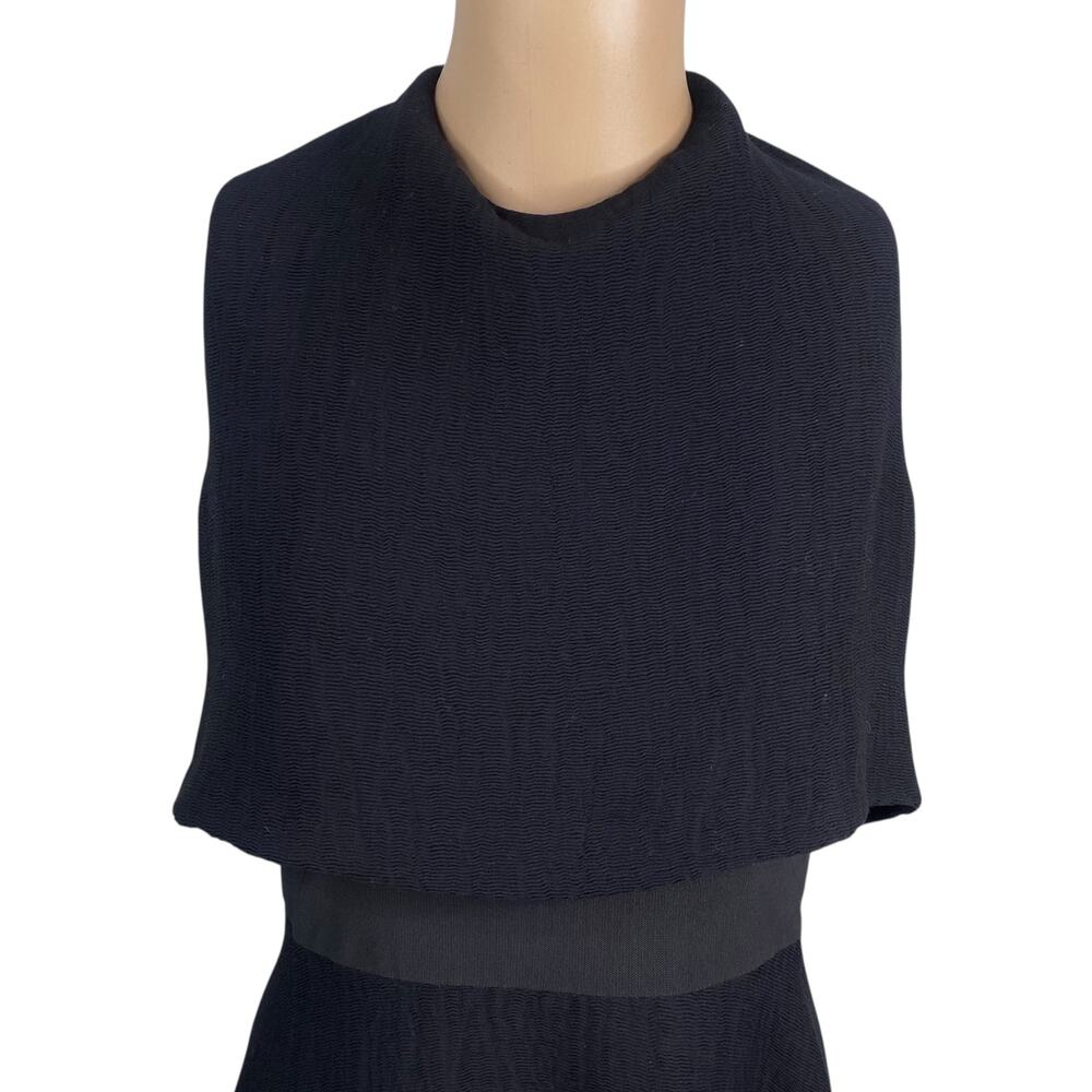 Rare Maje Multi Layered Mesh Fit & Flare Mini Dress Size S Black Whimsigoth Alt - Picture 5 of 9
